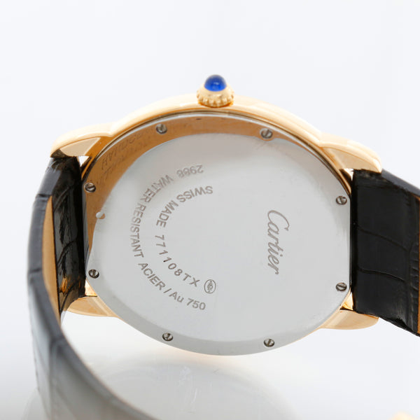 Cartier Ronde Solo de Cartier 18K Yellow Gold and Stainless Steel Watch W6700455