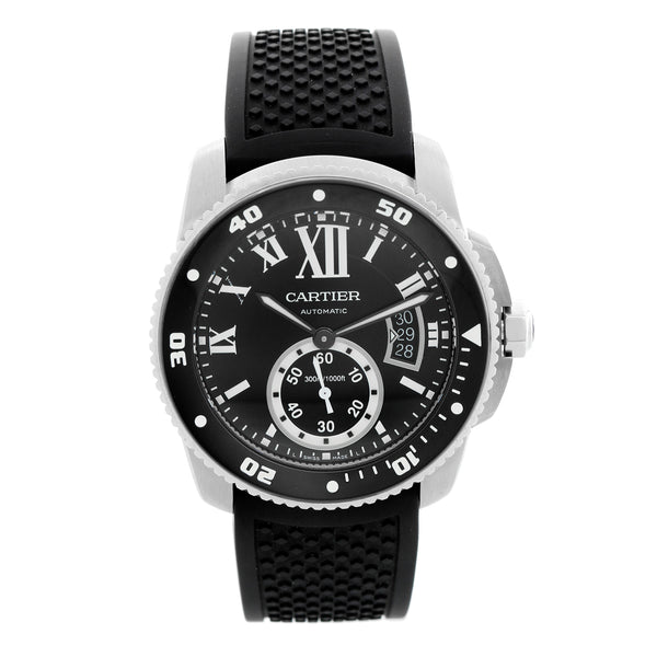 Calibre de Diver Cartier Men's Stainless Steel Watch W7100056 3729