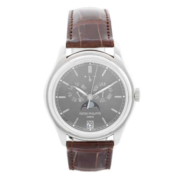Patek Philippe Travel Time Men's Platinum Watch 5146P