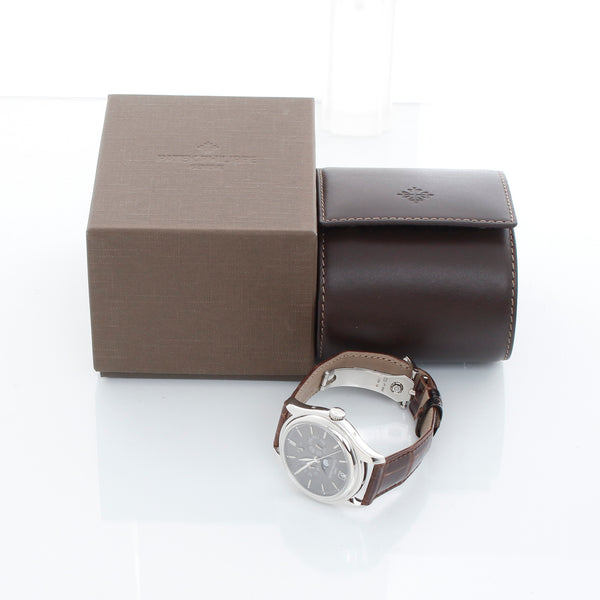 Patek Philippe Travel Time Men's Platinum Watch 5146P