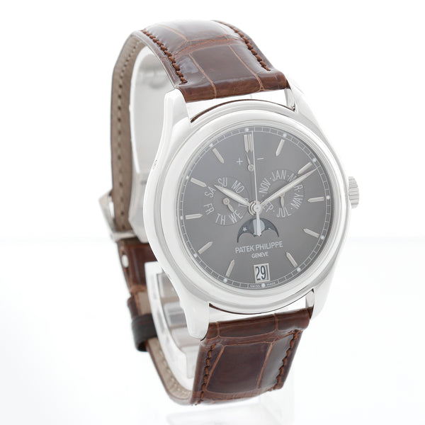 Patek Philippe Travel Time Men's Platinum Watch 5146P