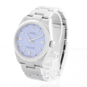 Rolex Oyster Perpetual Men's Lavander Dial Stainless Steel 126000