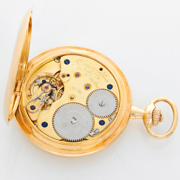 A. Lange & Sonhe 18K Yellow Gold Full Hunter Pocket Watch