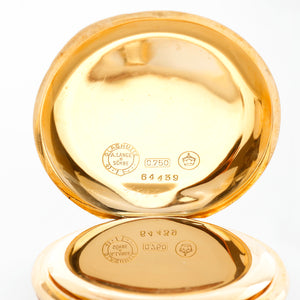 A. Lange & Sonhe 18K Yellow Gold Full Hunter Pocket Watch