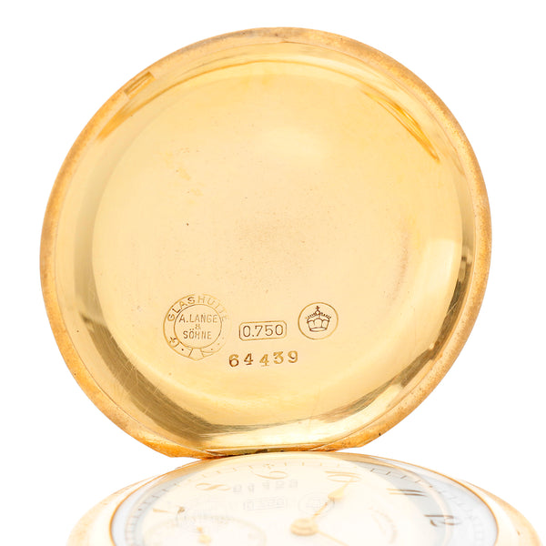 A. Lange & Sonhe 18K Yellow Gold Full Hunter Pocket Watch