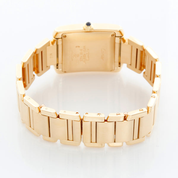 Cartier Tank Francaise 18k Yellow Gold Men's Watch W50001R2 1840