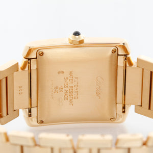 Cartier Tank Francaise 18k Yellow Gold Men's Watch W50001R2 1840