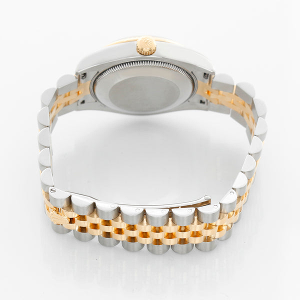 Rolex Datejust Yellow Gold White Dial Jubilee Bracelet Watch 178273
