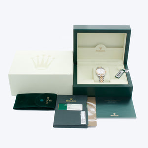 Rolex Datejust Yellow Gold White Dial Jubilee Bracelet Watch 178273