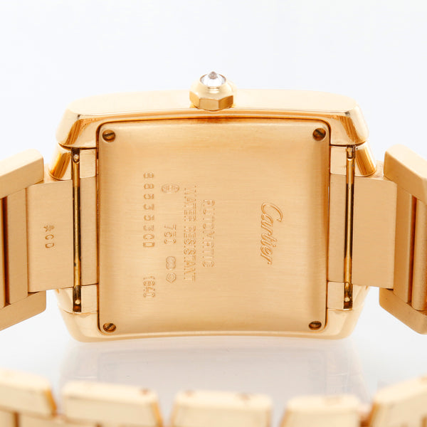 Cartier Tank Francaise 18k Yellow Gold Men's Watch WE1010R8 1840