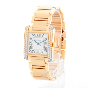 Cartier Tank Francaise 18k Yellow Gold Men's Watch WE1010R8 1840