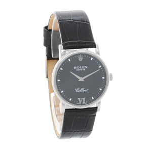 Rolex Cellini 5115 (or 5115/9) Men's 32mm White Gold watch, Black dial – photo 3 of 6