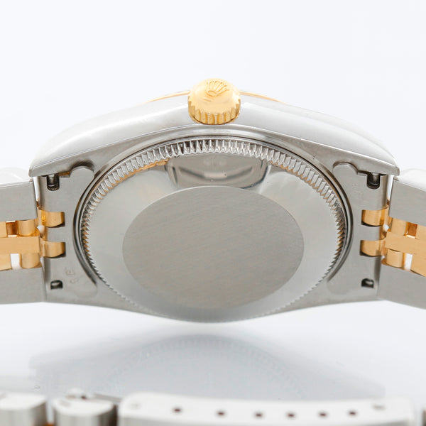 Rolex Datejust 2-Tone White Diamond Dial Watch 78273