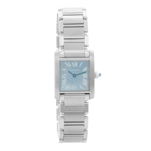 Cartier Tank Francaise W51026Q3 2384 Ladies 25mm Stainless Steel watch, Mother of Pearl dial