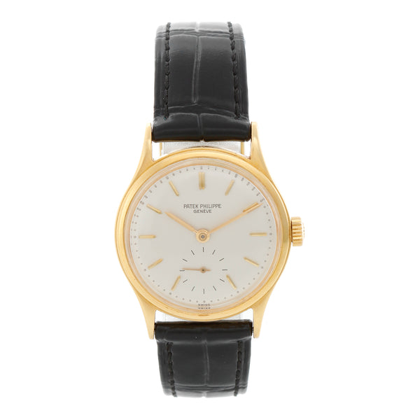 Patek Philippe Extremely Rare Waterproof Calatrava Yellow Gold Men's Watch Ref. 2451