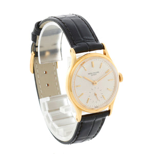 Patek Philippe Extremely Rare Waterproof Calatrava Yellow Gold Men's Watch Ref. 2451