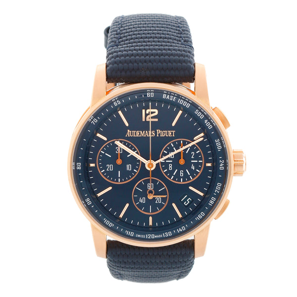 Audemars Piguet Code 11.59 Men's Rose Gold Chronograph Watch 26393OR.OO.A027KB.01