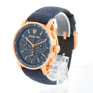 Audemars Piguet Code 11.59 Men's Rose Gold Chronograph Watch 26393OR.OO.A027KB.01