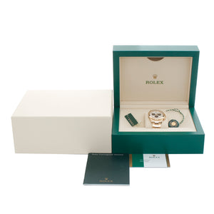 Rolex Yellow Gold Daytona 116528 White Panda Arabic Racing Dial