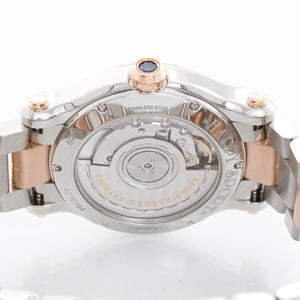 Chopard Ladies Rose Gold and Stainless Steel Happy Sport 278559-6019