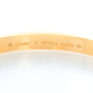 Cartier Love Bracelet 18k Yellow Gold Size 15 with Screwdriver – photo 2 of 4