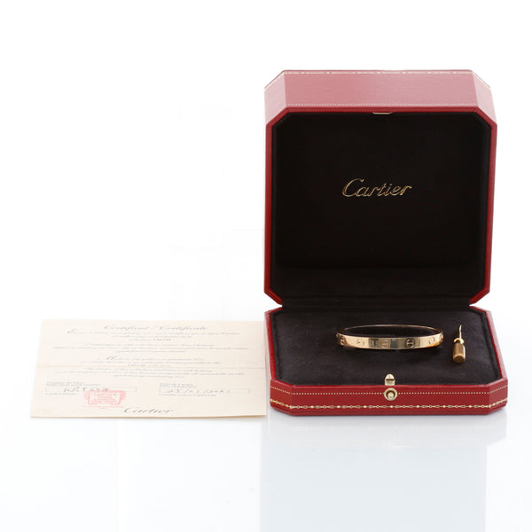 Cartier Love Bracelet 18k Yellow Gold Size 15 with Screwdriver – photo 4 of 4