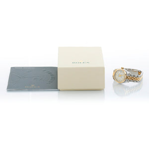 Rolex Datejust 2-Tone White Dial Watch 179173