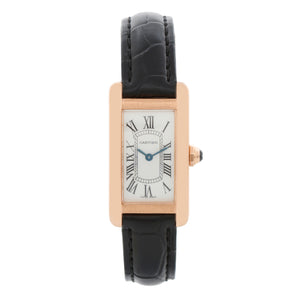 Cartier Rose Gold Small Tank Americaine 2503 W2607456 Ladies Watch