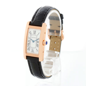 Cartier Rose Gold Small Tank Americaine 2503 W2607456 Ladies Watch