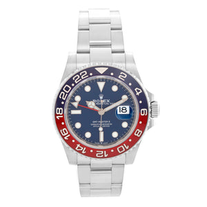 Rolex GMT - Master II White Gold " Pepsi " Ref. 126719 BLRO Men's Watch