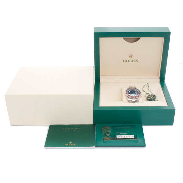 Rolex GMT - Master II White Gold " Pepsi " Ref. 126719 BLRO Men's Watch