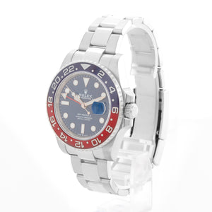 Rolex GMT - Master II White Gold " Pepsi " Ref. 126719 BLRO Men's Watch
