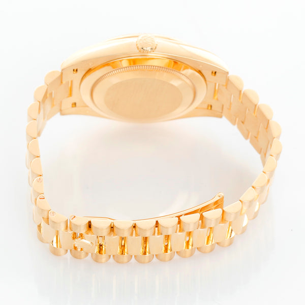 Rolex Day-Date 18K Yellow Gold Champagne Dial Watch 228238
