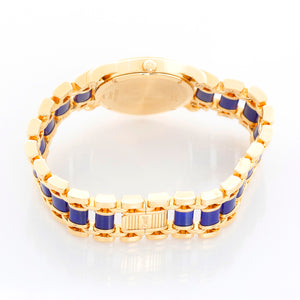Piaget Polo 18K Yellow Gold Lapis Lazuli Dial & Bracelet Ref. 22001 M 517 D