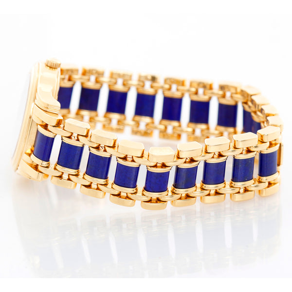 Piaget Polo 18K Yellow Gold Lapis Lazuli Dial & Bracelet Ref. 22001 M 517 D