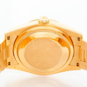 Rolex Day-Date President 18K Yellow Gold Champagne Myriad Dial Watch 118238
