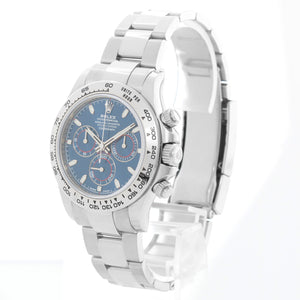 Rolex Cosmograph Daytona Men's 18k White Gold Watch 116509BLSO