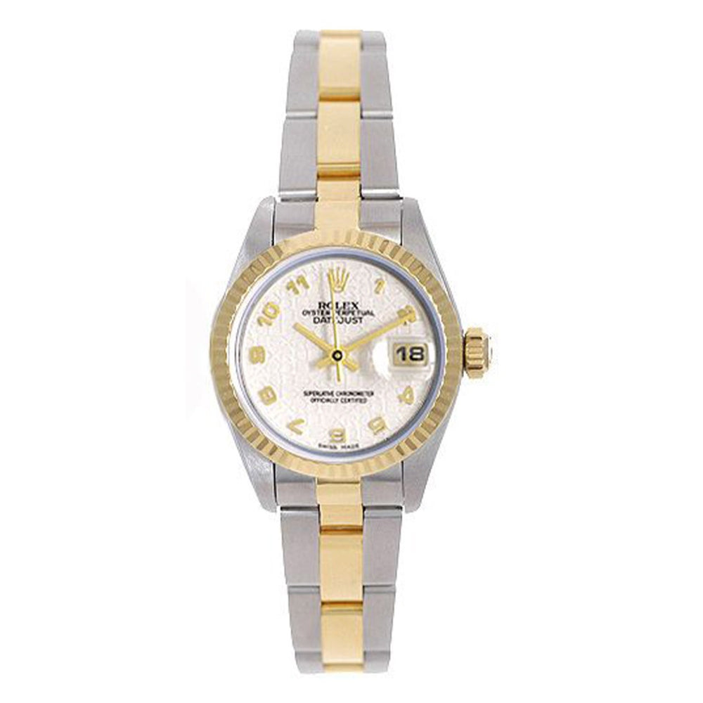 Ladies Rolex Datejust Watch 69173 Cream Jubilee Dial