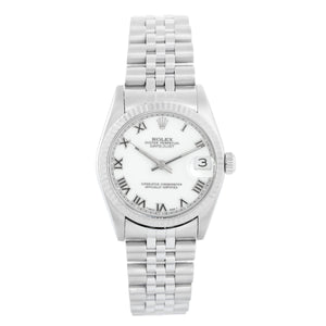 Rolex Datejust Midsize White Dial Steel Watch 78274
