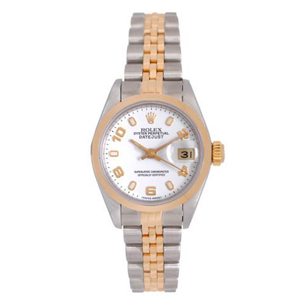 Ladies Rolex Watch Stainless Steel & Gold  Datejust  69163