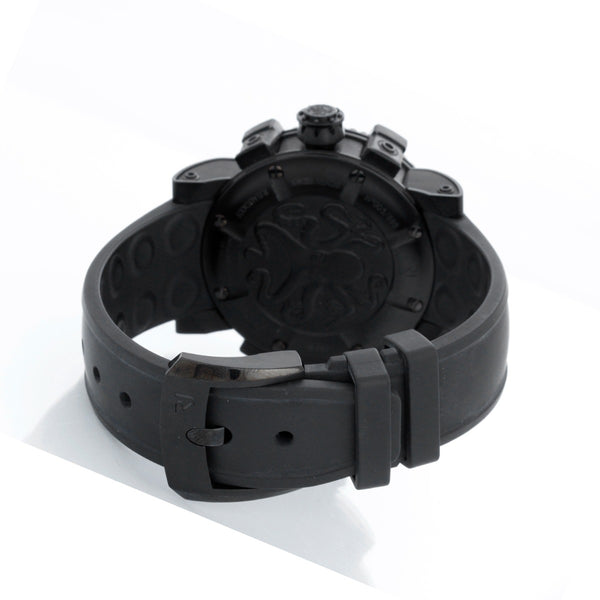 Romain Jerome  Titanic-DNA Black Octopus Black Rubber Automatic Men's