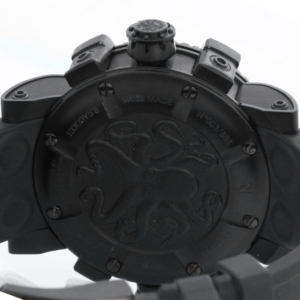 Romain Jerome  Titanic-DNA Black Octopus Black Rubber Automatic Men's