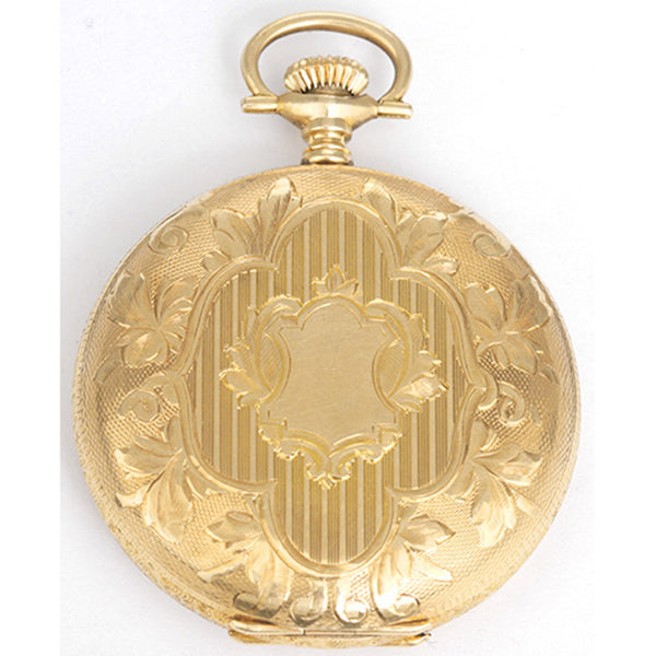 Vintage Hampden 14k Solid Gold Hunting Case Pocket Watch