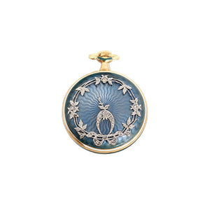 Vintage Ladies Enamel & Diamond Pendant or Pocket Watch – Image 5