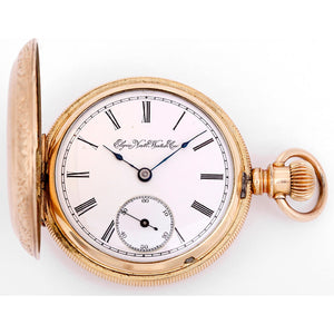Vintage Elgin Pocket Watch Filled 18 Size Grade 102 Model 2 – Image 4