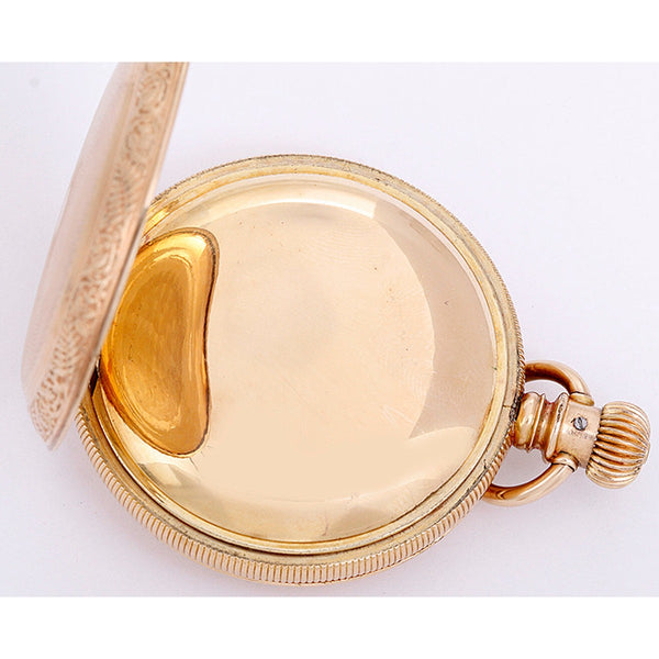 Vintage Elgin Pocket Watch Filled 18 Size Grade 102 Model 2 – Image 5