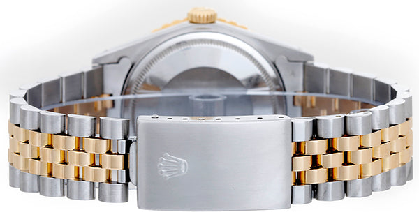 Men's Pre-owned Steel/Gold Rolex Turnograph Watch 16263