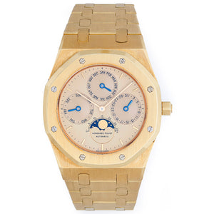 Audemars Piguet Royal Oak Quantieme Perpetual Calendar Men's 18k Yellow Gold Watch 25654BA.0.0944BA.
