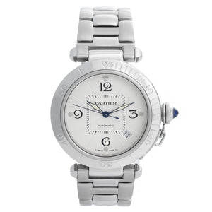 Cartier Pasha Steel Men's 38mm Automatic Watch W31031H3