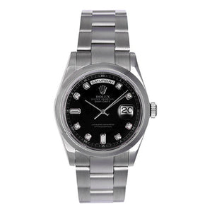 Rolex President Day-Date Men's 18k White Gold Watch 118209